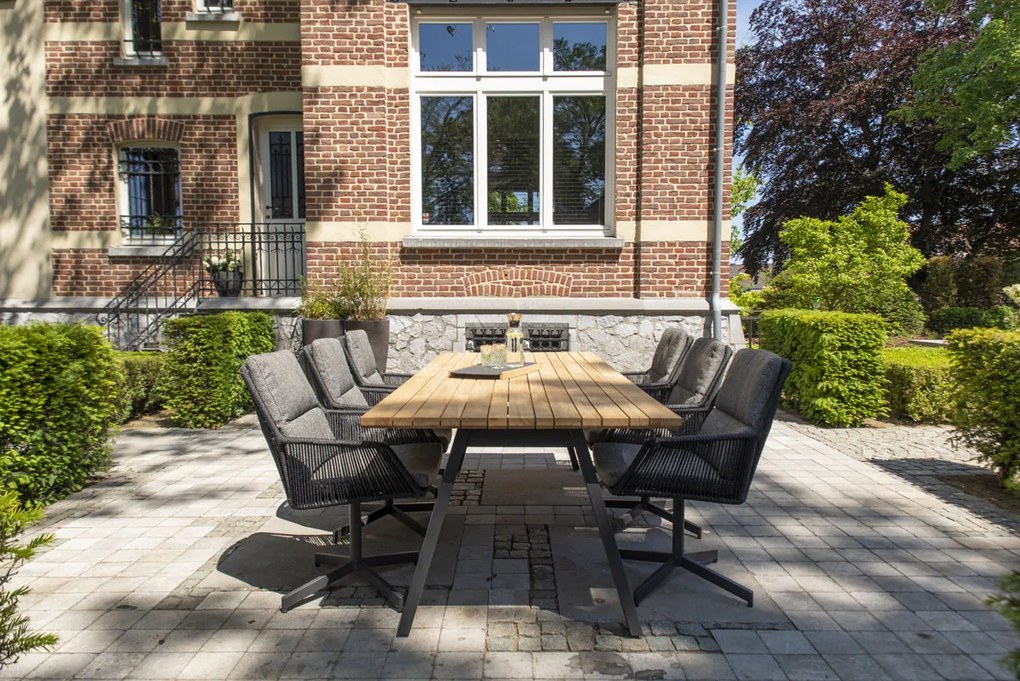 4 Seasons Outdoor Primavera tuinset met Ambassador tafel 240 cm SALE  Tuinset    houtkleur weerbestendig