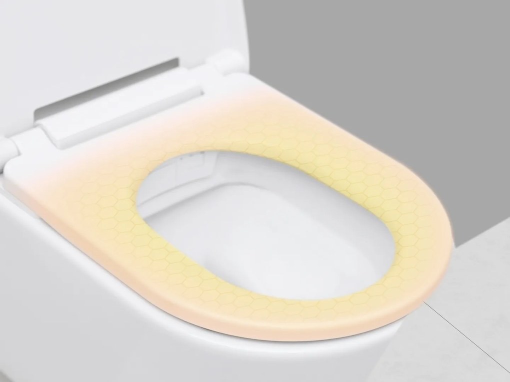 Clou Clever douche wc met turboflush en softclose zitting wit glans
