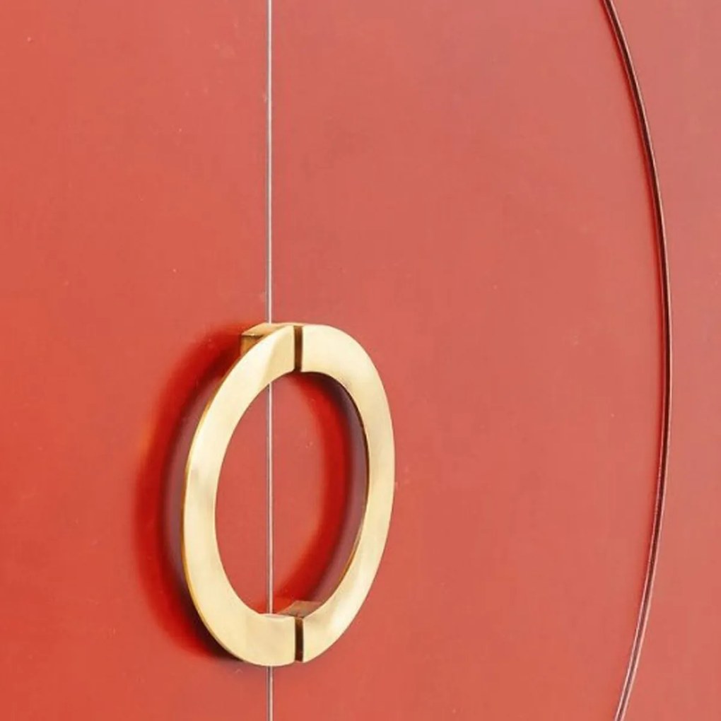 Kare Design Disk Bordeauxrode Kledingkast - 120x55x180cm.