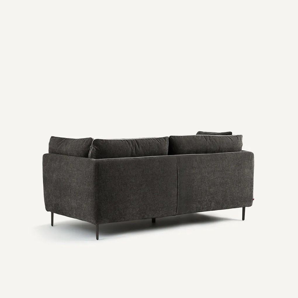 2-zits bank, chenille fluweel, Botero