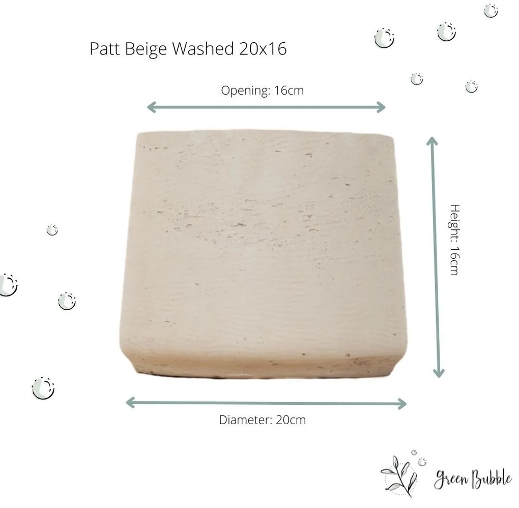 Pot Patt Beige Washed