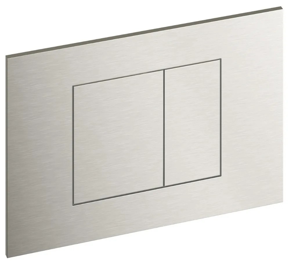 Hotbath Bas drukplaat voor Geberit UP320/UP720/TECE nikkel geborsteld