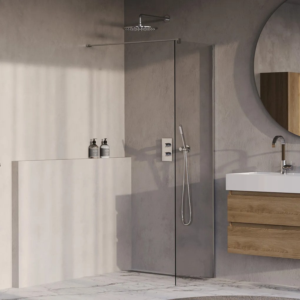 Brauer Oblivion inloopdouche helder glas 60cm chroom
