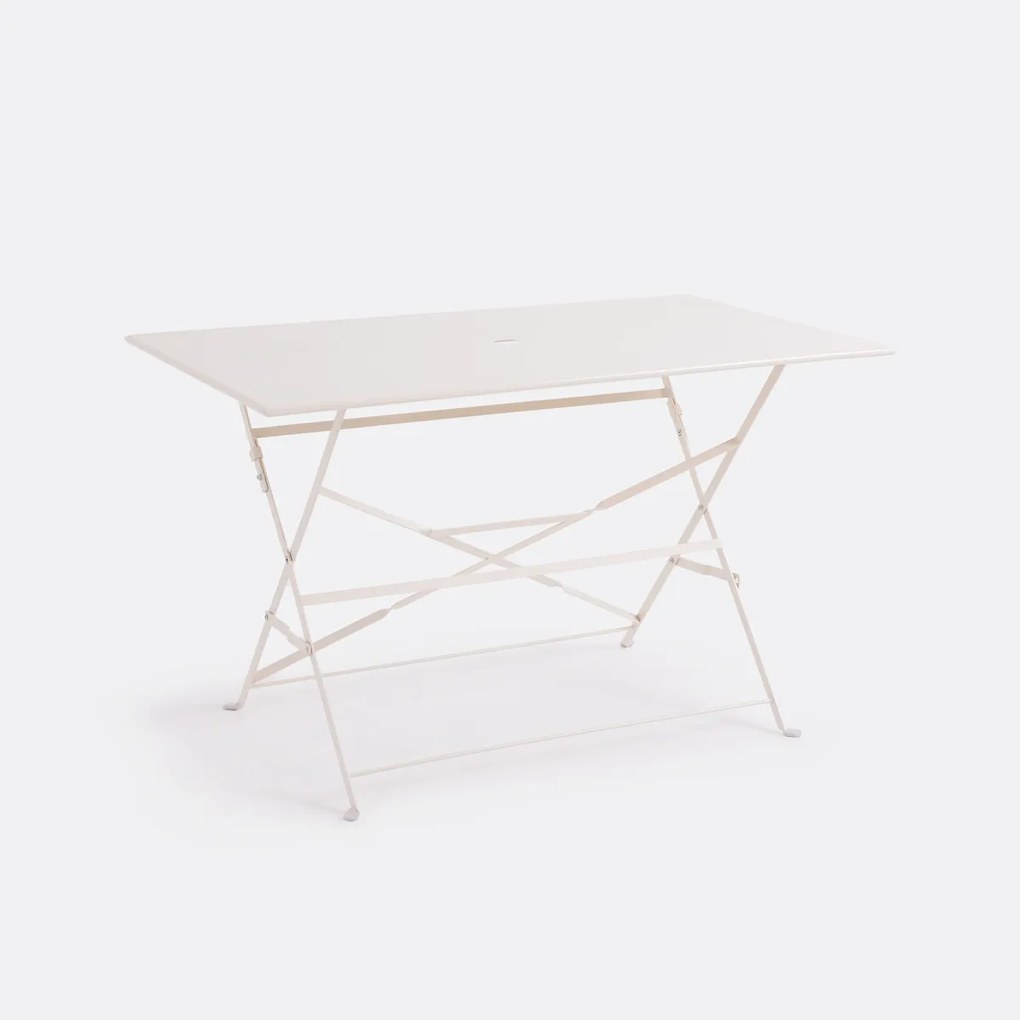 Rechthoekige plooibare tafel, metaal, Ozevan