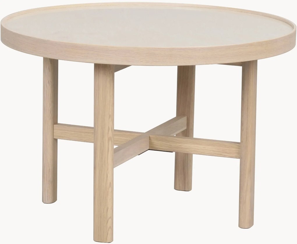 Ronde salontafel Marsden van eikenhout, Ø 60 cm