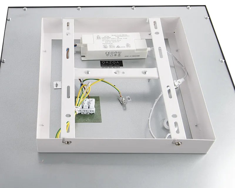 Modern LED paneel zwart 40 cm incl. LED - Liv