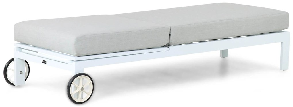 Santika Mulsanne Lounger Aluminium Wit