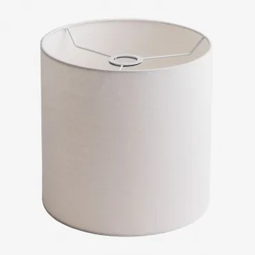Arlina Stoffen Lampenkap Wit & Ø30 Cm - ↑30 Cm - Sklum