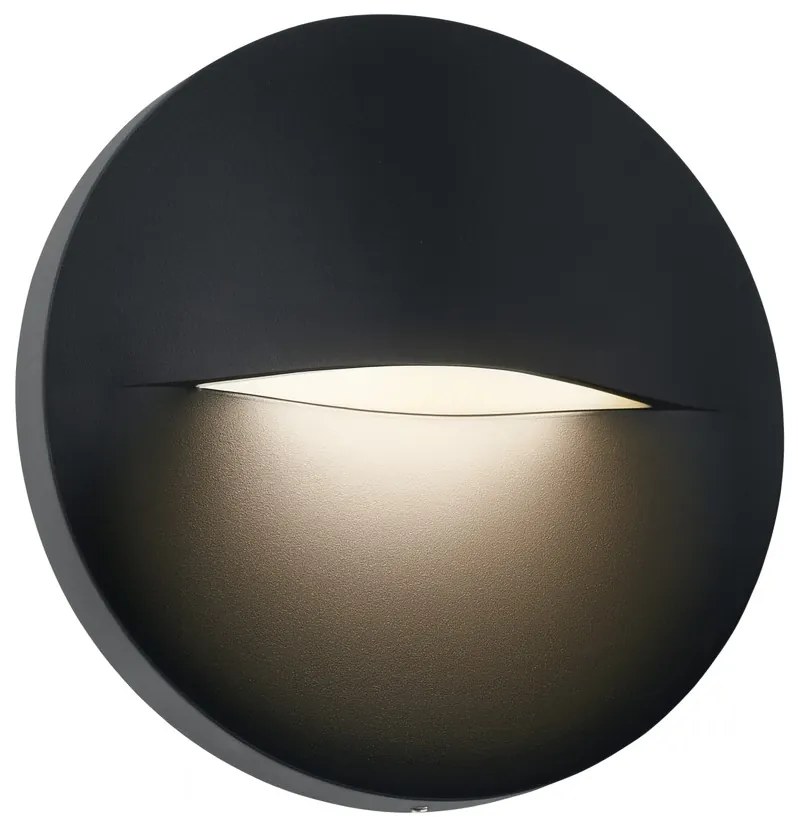 Paxton Muurlamp Round Zwart