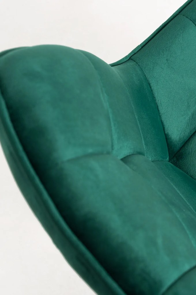 Set van 4 fluwelen Cade Stoelen