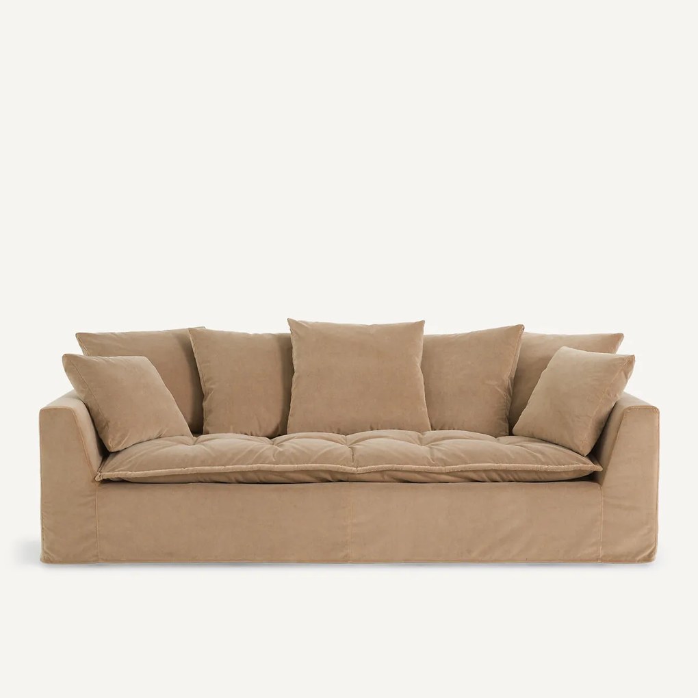 Zetel van stonewashed fluweel, OTAVIA