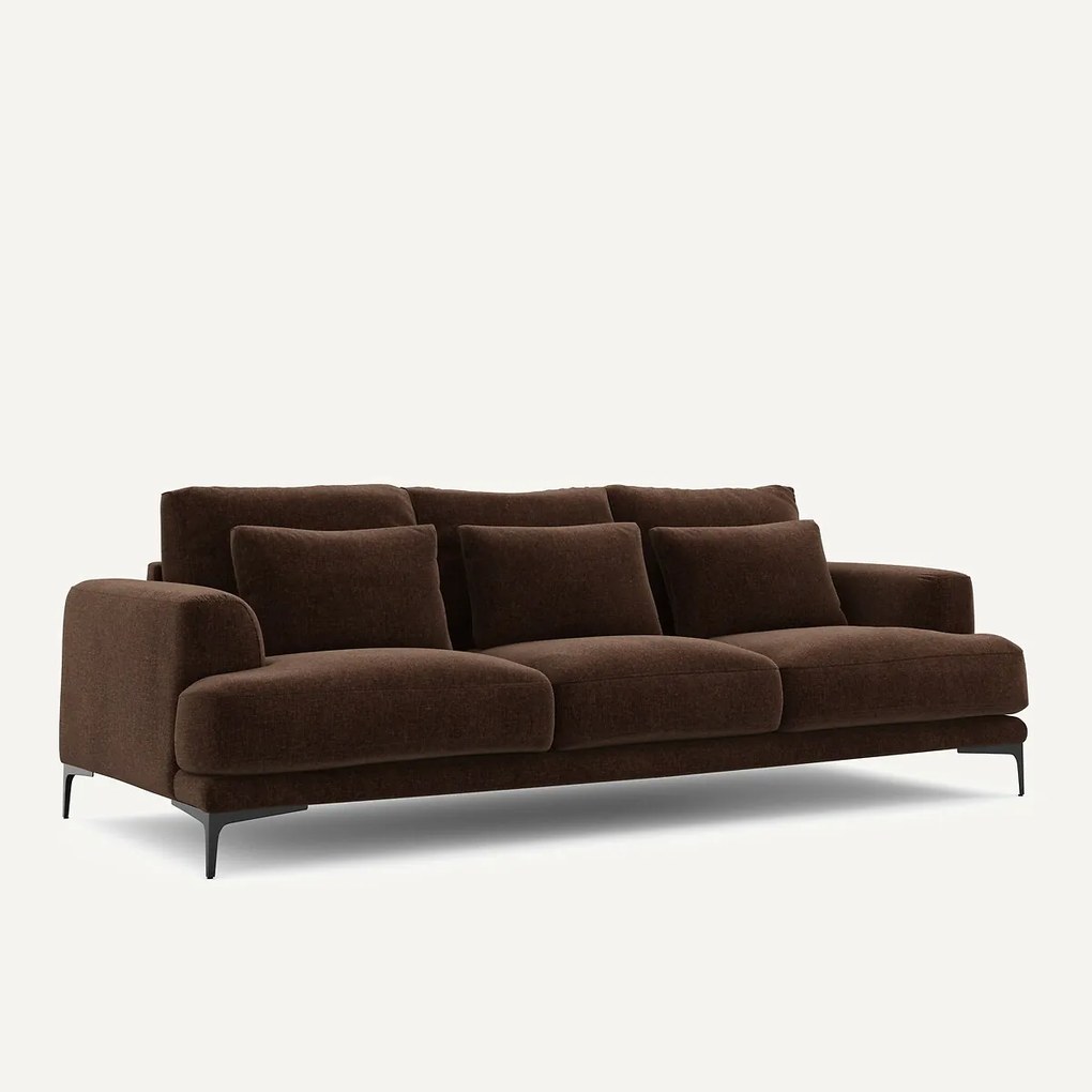 4-zits fluwelen chenille bank, Marsile