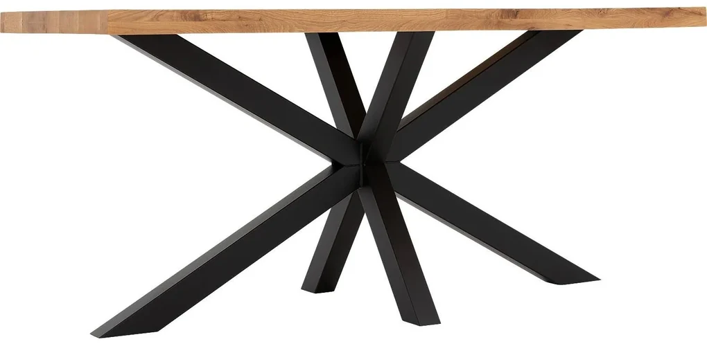 Goossens Eettafel Blade, Strak blad 180 x 90 cm 6 cm dik