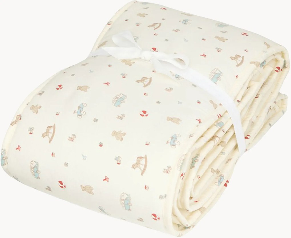 Ledikantbeschermer Vintage Toys van biokatoen