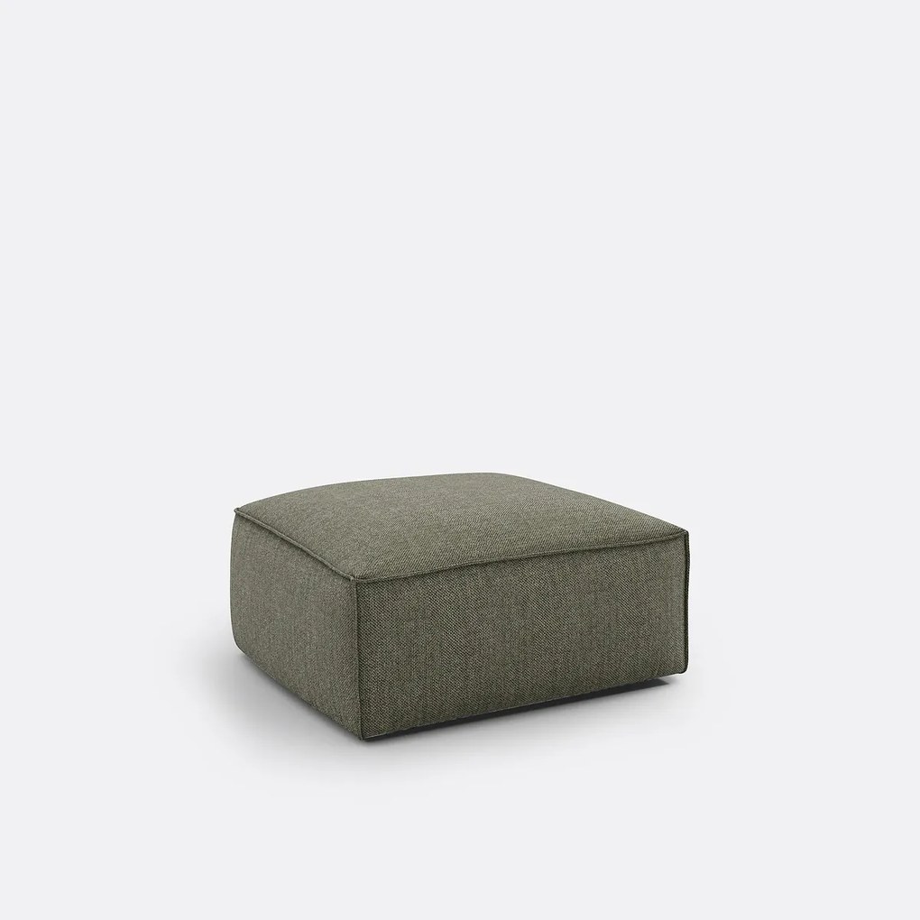 Poef van getextureerde stof, Seven