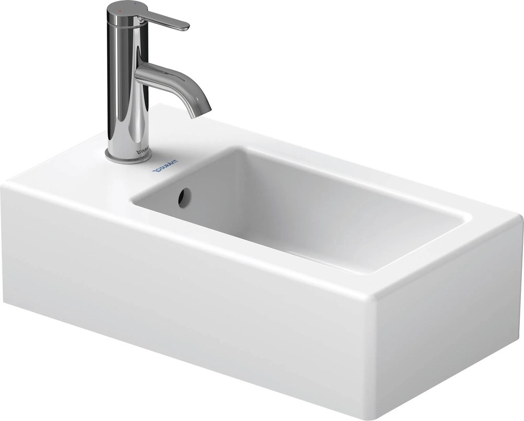 Duravit Vero fontein 25x45 cm met overloop Wit