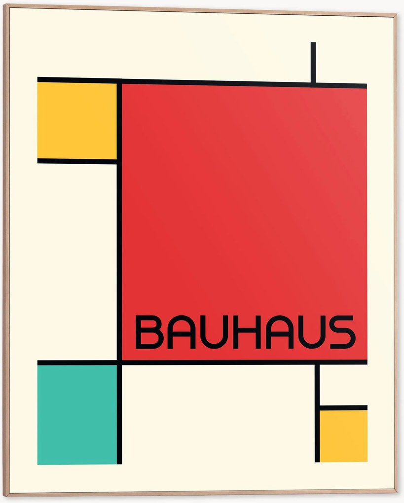 Ingelijste digitale print Bauhaus
