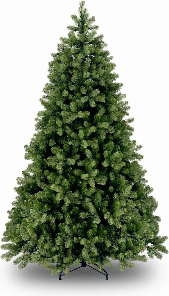 Bayberry kunstkerstboom - 274 cm - groen - Diameter 180 cm - 3.185 tips - metalen voet