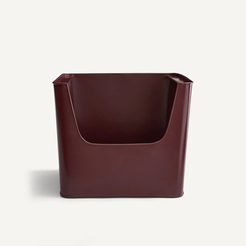 Mand in ijzer metaal L37 x H31,5 cm, Arreglo