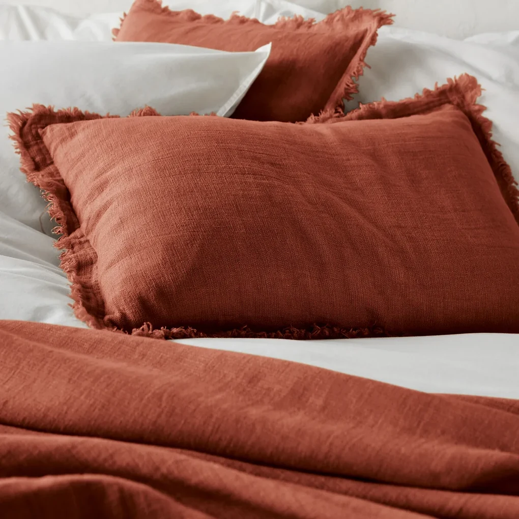 Beddensprei in gewassen linnen, Linange