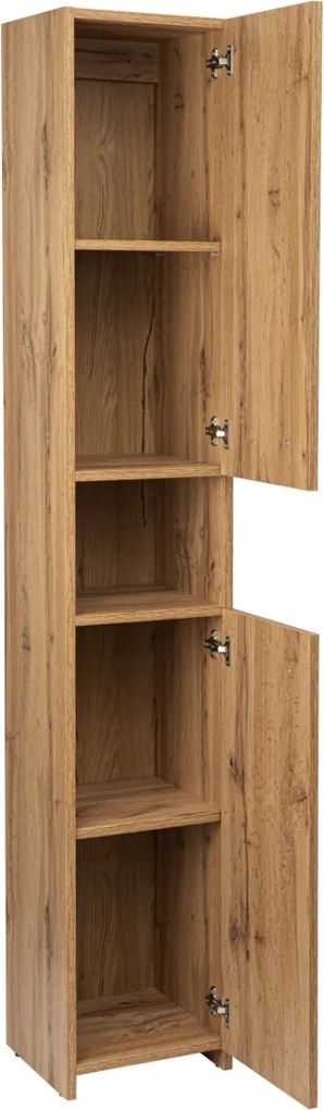 Plazan Basic kolomkast 30x180cm eiken