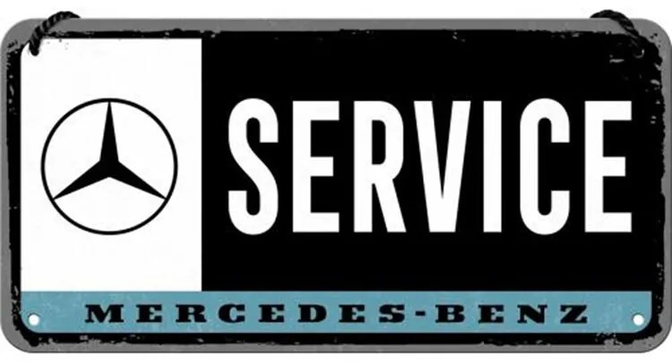 Metalen bord Mercedes-Benz - Service