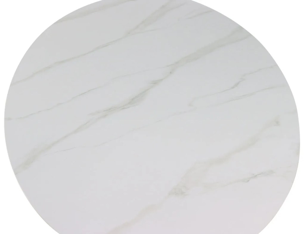 Tuinset Ronde Tuintafel 130 cm Aluminium/rope Wit 4 personen Santika Furniture Santika