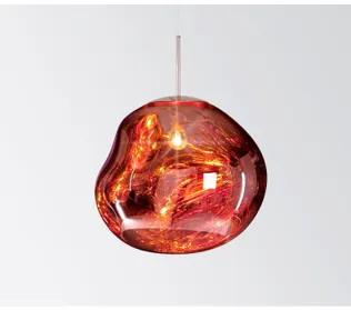 NJOY hanglamp glas 27cm rosé goud