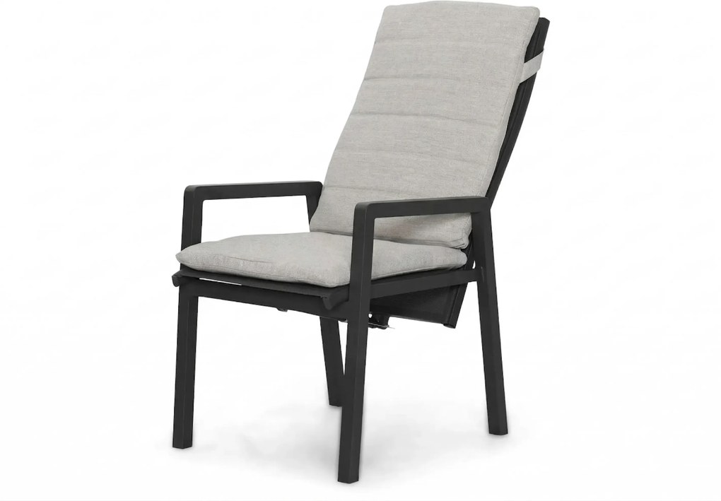 Tuinset 2 personen 909 cm Aluminium Grijs Lifestyle Garden Furniture Vivaro/Creta
