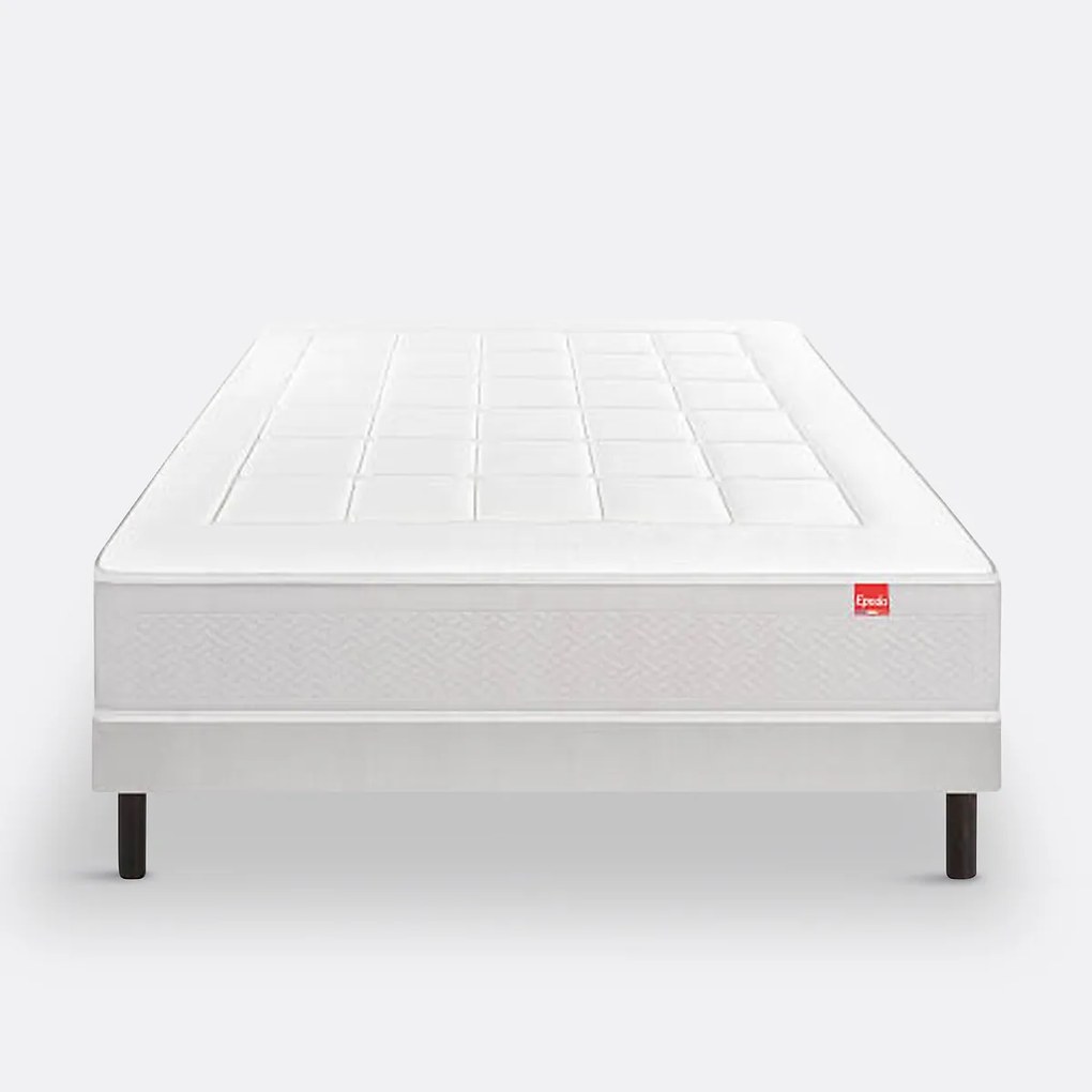 Ensemble matras met veren l'Escapade + beddenbodem
