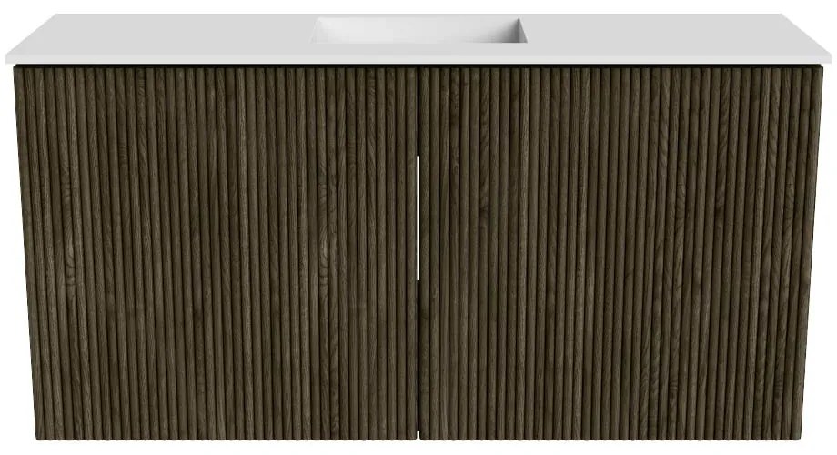 Mondiaz Joya 80cm toiletmeubel shadow met wastafel faye midden 1 kraangat talc