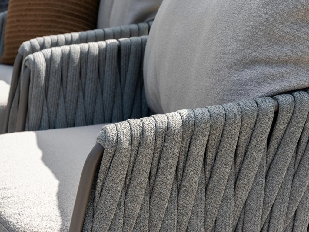 Taste by 4 Seasons Cannes loungeset terre met set loungetafels Loungeset   bruin weerbestendig