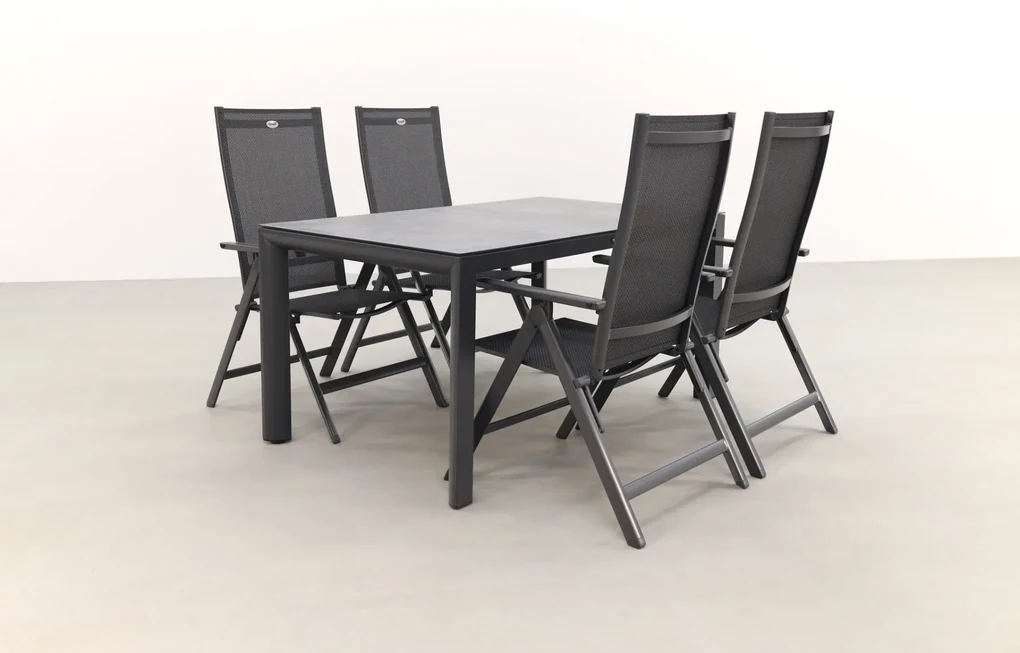 Hartman Napoli/Baltimor 150 cm. verstelbare tuinset - 5-delig