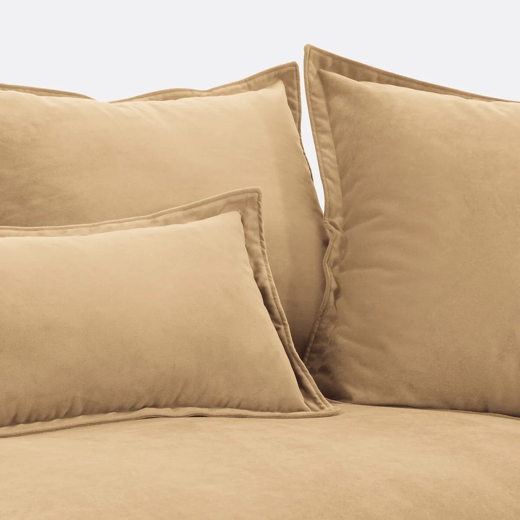 Longchair links, fluweel, Odna