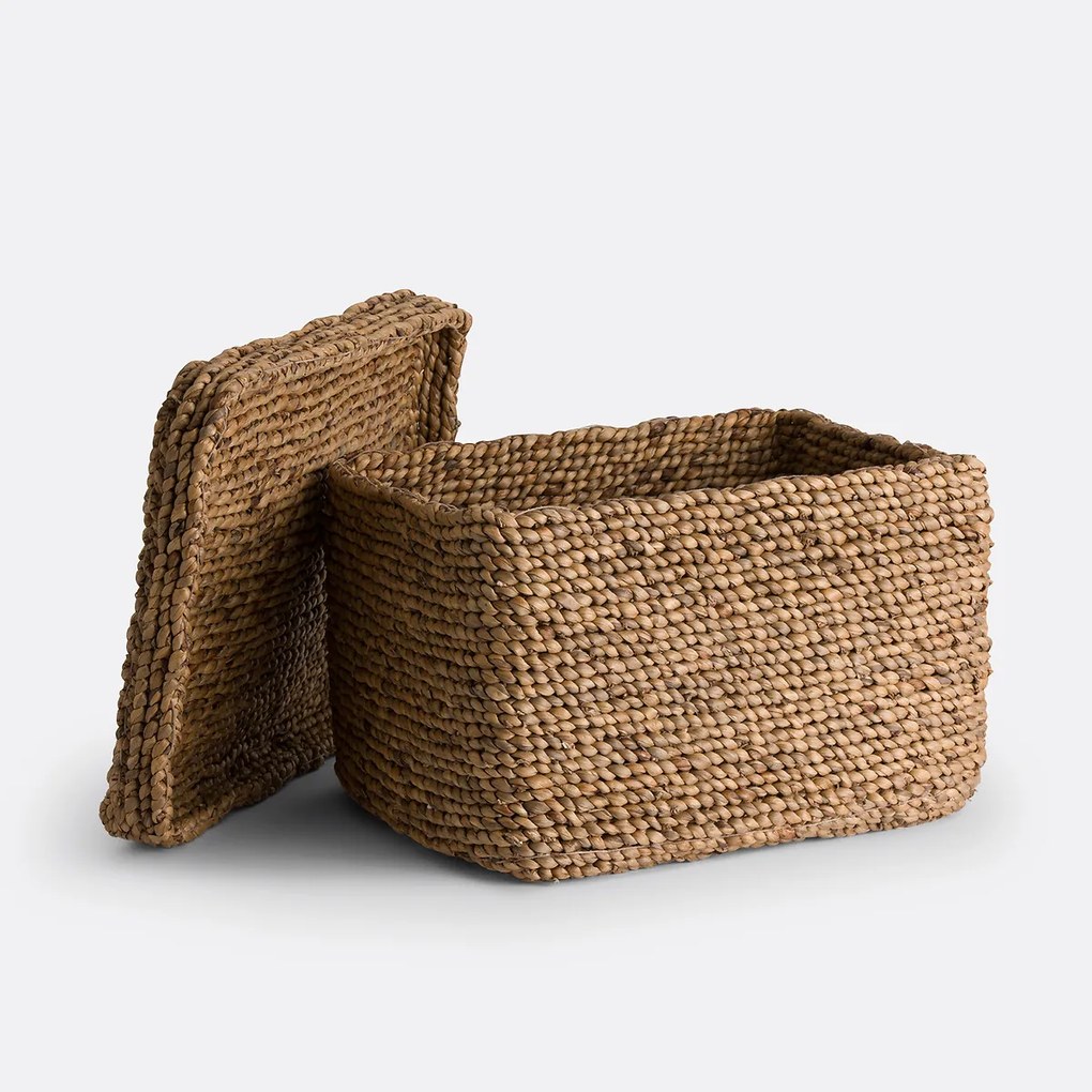 Mand in waterhyacint L51 cm, Lilyta