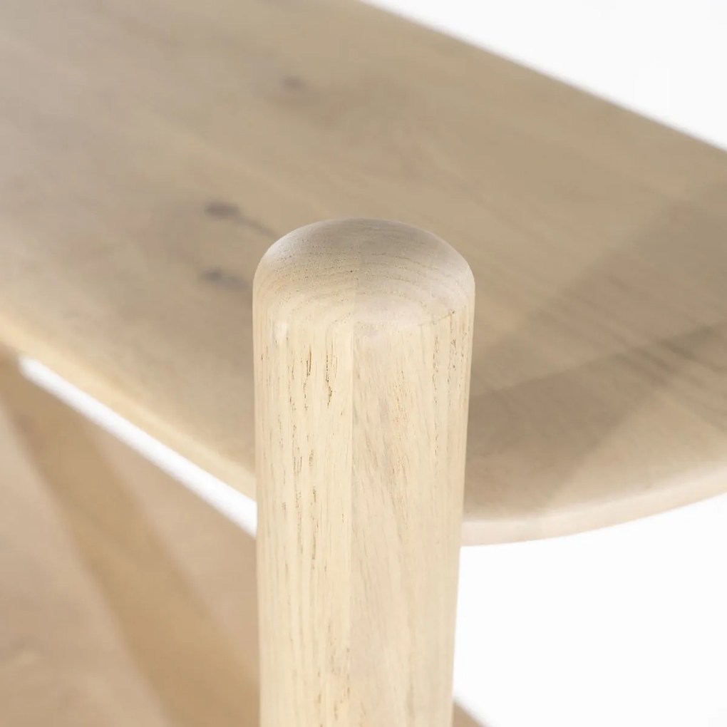 Open Vakken Kast Eiken Hout - 110x40x170cm.