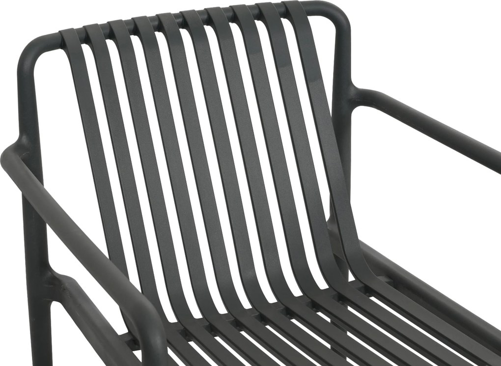 Tuinstoel stapelbaar Kunststof Grijs-antraciet Domani Furniture Alba  antracite