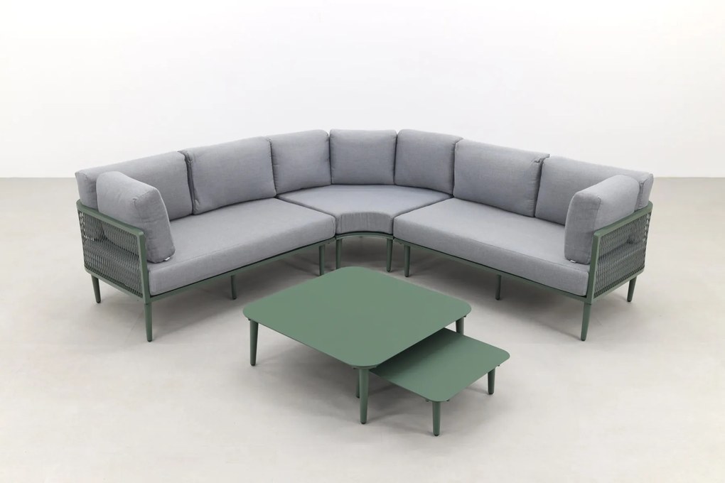 Garden Impressions Nina loungeset - Moss green/light grey