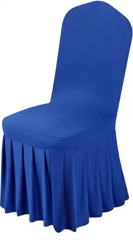 VEVOR 30 x stoelhoezen, platte voorkant, wasbaar en afneembaar polyester-spandex stoelhoezen voor bruiloften en restaurants, geschikt voor stoelen (51 x 45 x 95 cm) Zwart