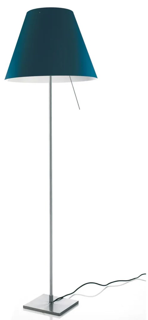 Luceplan Costanza vloerlamp met aan-/uitschakelaar aluminium