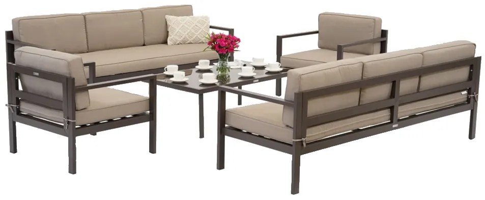 Porto Coffee 8 bronzen Garden Point luxe tuinset