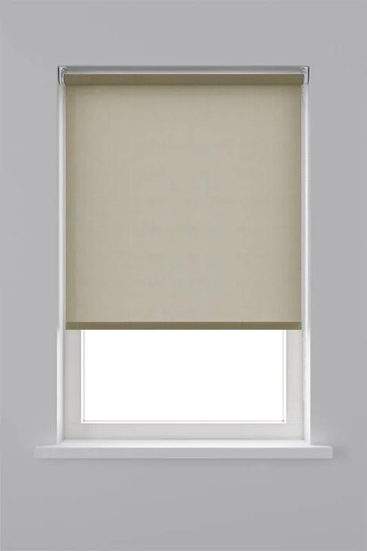 Decosol Rolgordijn Lichtdoorlatend Structuur - Taupe 210 x 190 cm