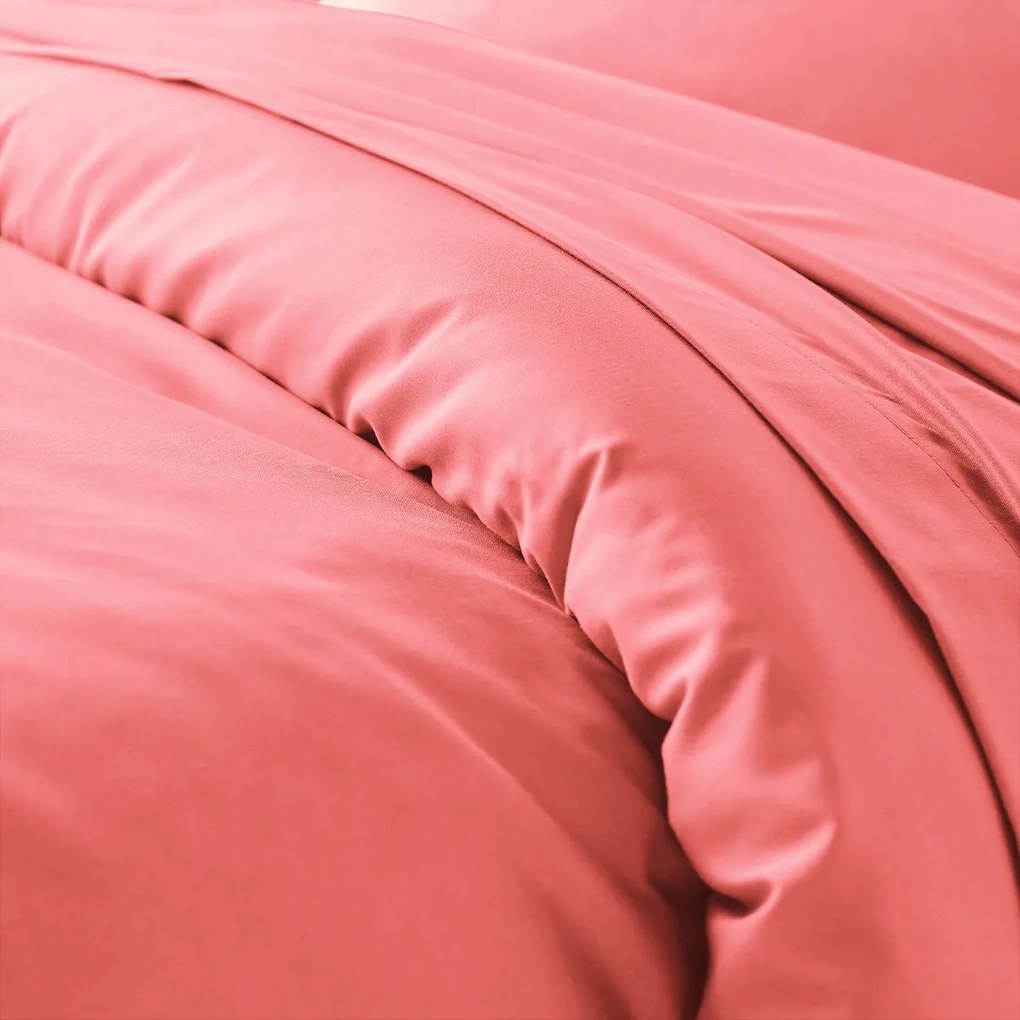 Dekbedovertrek met rits in effen katoen, Scénario