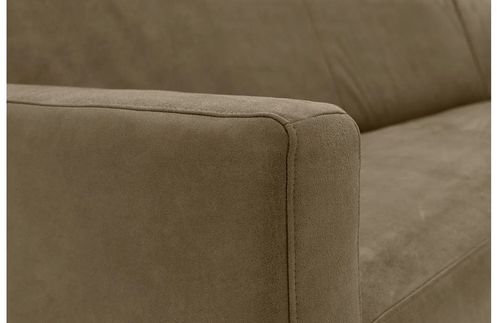 Goossens Key West groen, micro leer, 2-zits, modern design