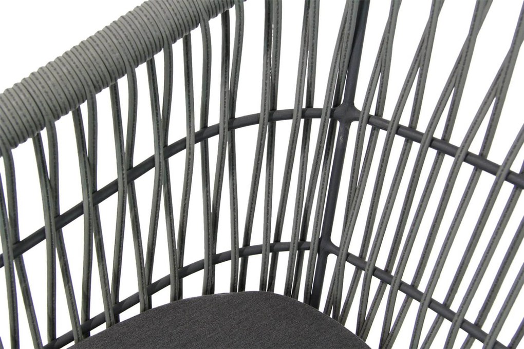 Tuinstoel Rope Grijs-antraciet Lifestyle Garden Furniture Western  antraciet