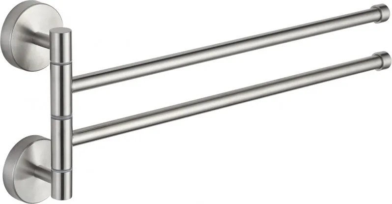 Mexen dubbele draaibare handdoekhouder, chroom - 7039242-00