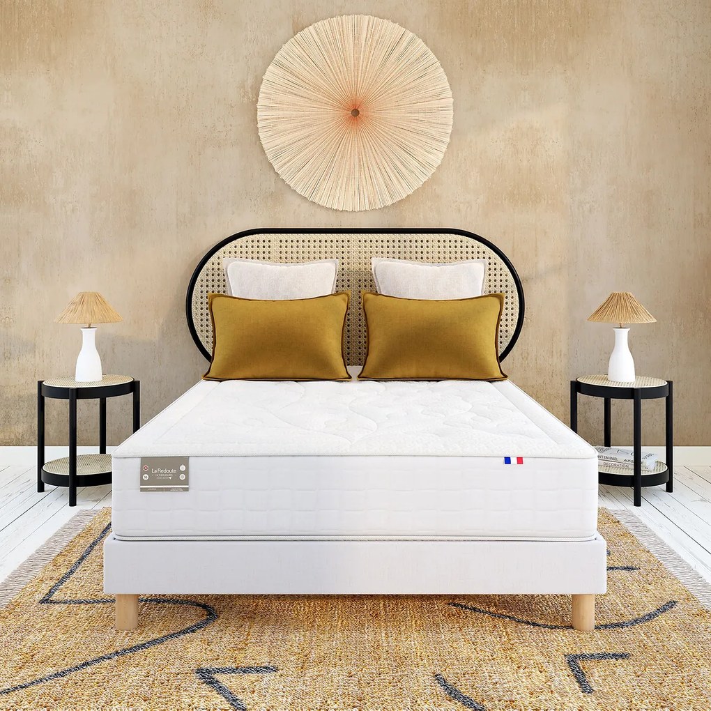 Premium matras van plantaardig latex, 7 zones, middelstevige ondersteuning, zacht ligcomfort