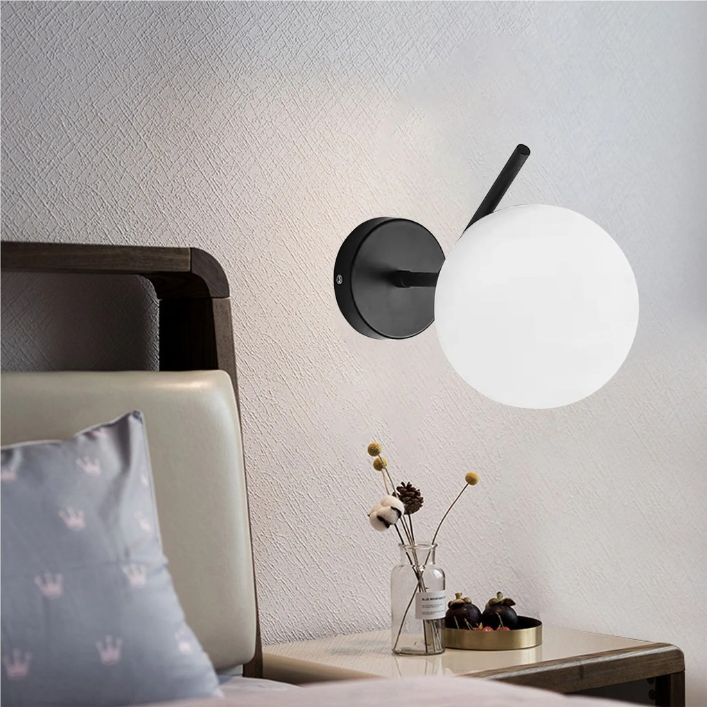 Wandlamp G099-1W BLACK