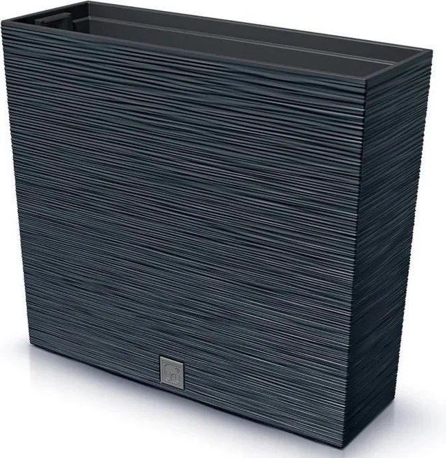 Prosperplast plantenbak Furu Case Tower - antraciet - 58 x 18 x 49cm