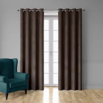 Gordijnen, vitrages, jaloezieën Bruin DecoByZorlu  Leeds